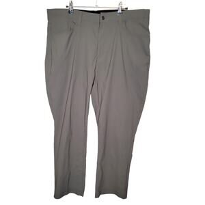 Eddie Bauer Men's Outdoor Pants Pockets Belt Loop Button Closure Green 40x30